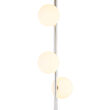 Lampadar modern alama abajururi sticla opal 3xG9/60W Feme 1939 Jupiter